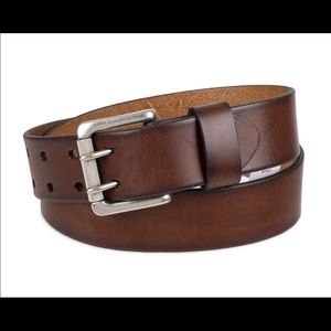 Levi’s double prong leather belt brown